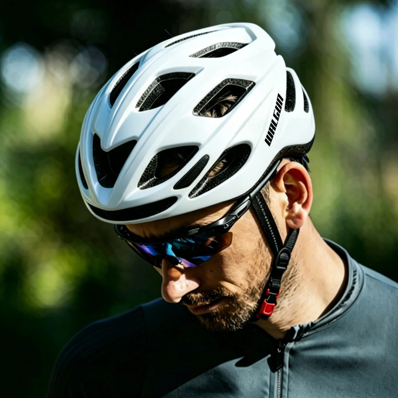 WALGUN Cycling Helmet for Men & Women – Ultralight Breathable Road & MTB Bike Helmet, CE Certified, Size L (57–62 cm)
