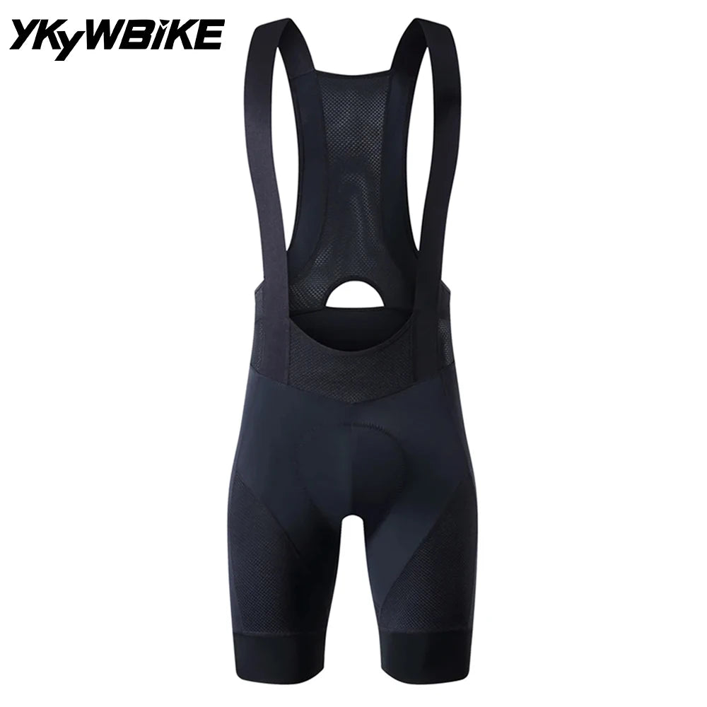 YKYWBIKE Herren Bib Shorts – Gepolsterte Radhose für MTB & Rennrad