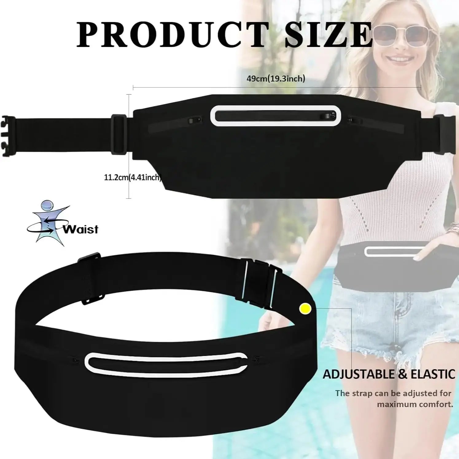 LaufWerk Fanny Pack – Leichte Laufgürtel Bauchtasche | Unisex