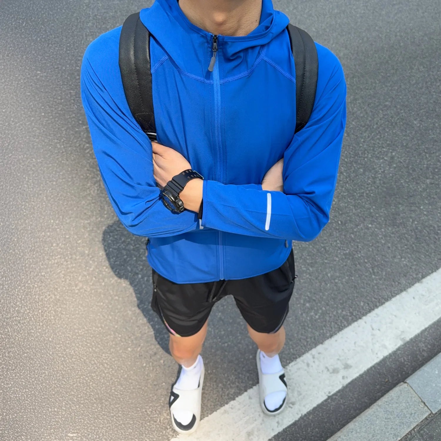 Unisex Laufjacke – Windbreaker mit Reflektoren | Schnelltrocknend | Radsport & Outdoor