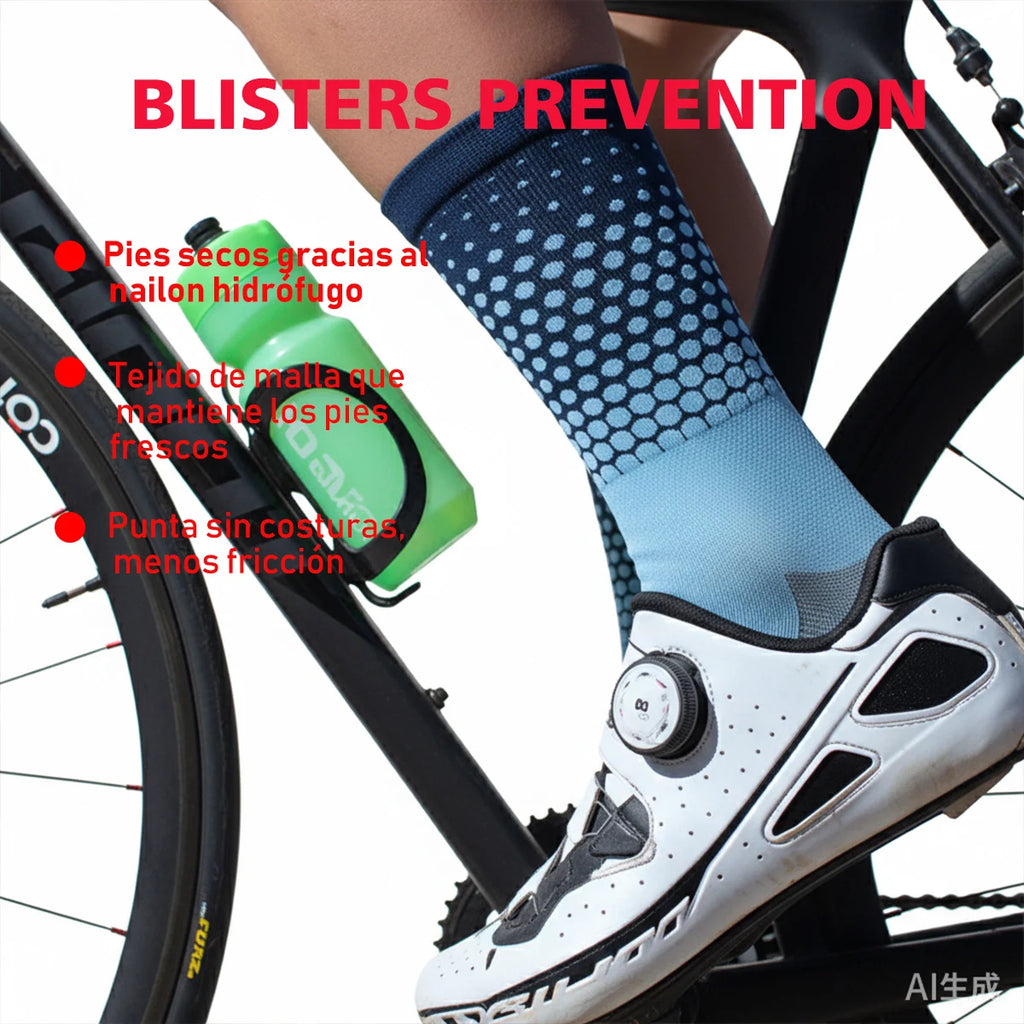 Radsocken Unisex – Kompression, atmungsaktiv | Rennrad, MTB, Outdoor | Herren & Damen