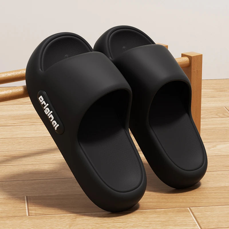 Damen Cloud-Slides – Leicht, Weich & Rutschfest | EVA-Plattformsohle | Strand & Sommer