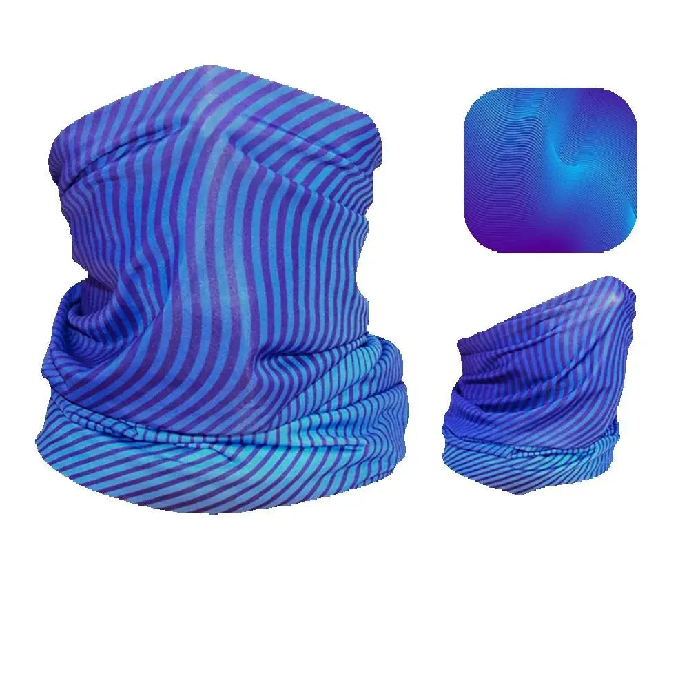 Ice Silk Gesichtsmaske mit UV-Schutz – Schnelltrocknend, Unisex, Multifunktionstuch für Outdoor
