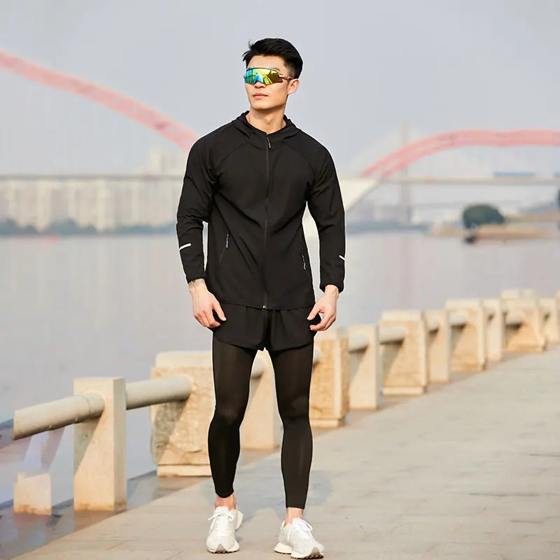Laufjacke mit UV-Schutz | Reflektierend, Quick-Dry, Unisex
