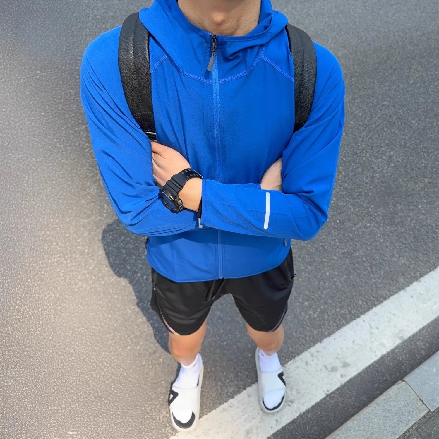 Unisex Laufjacke – Windbreaker mit Reflektoren | Schnelltrocknend | Radsport & Outdoor