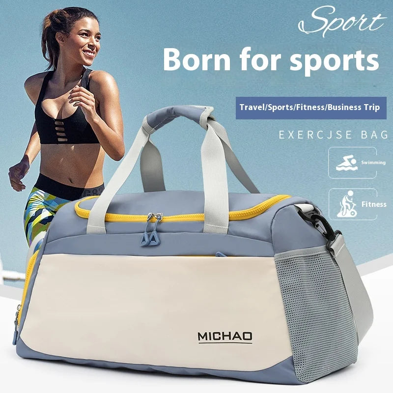 Sporttasche mit Nass-Trocken-Fach – Wasserdichte Gym Bag mit Schuhfach für Damen & Herren