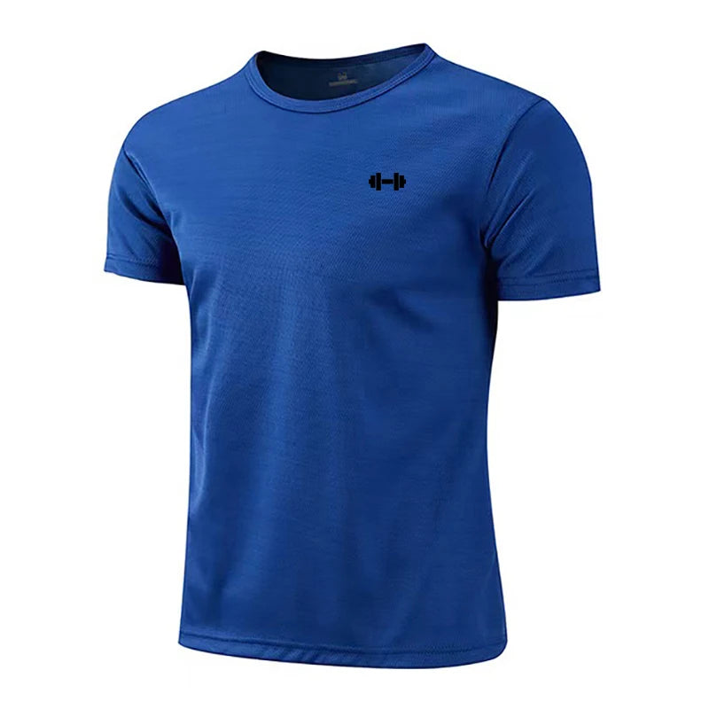 Herren Lauf-T-Shirt – Atmungsaktives Mesh, Quick-Dry, Kurzarm, Gym & Sport (L–XXXL)