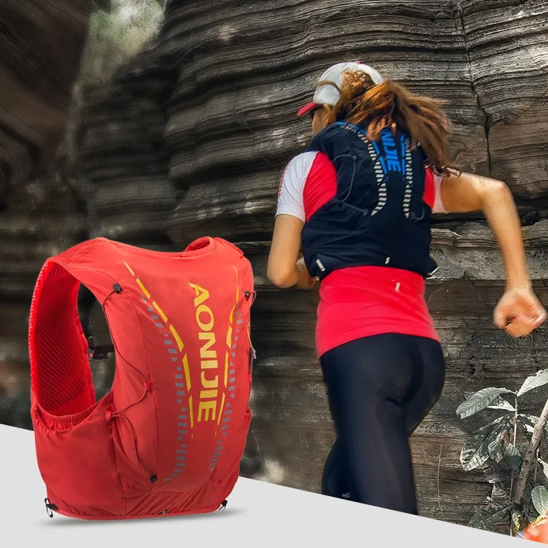 AONIJIE C962 Hydrationsweste 12L – Trailrunning, Wandern & Marathon | Softflask & Trinkblase | Unisex