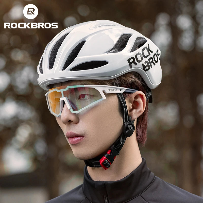 ROCKBROS Cycling Helmet for Men Women Teenager Ultralight Breathable Bike Helmet Adjustable MTB Road Bicycle Head Safety Helmet