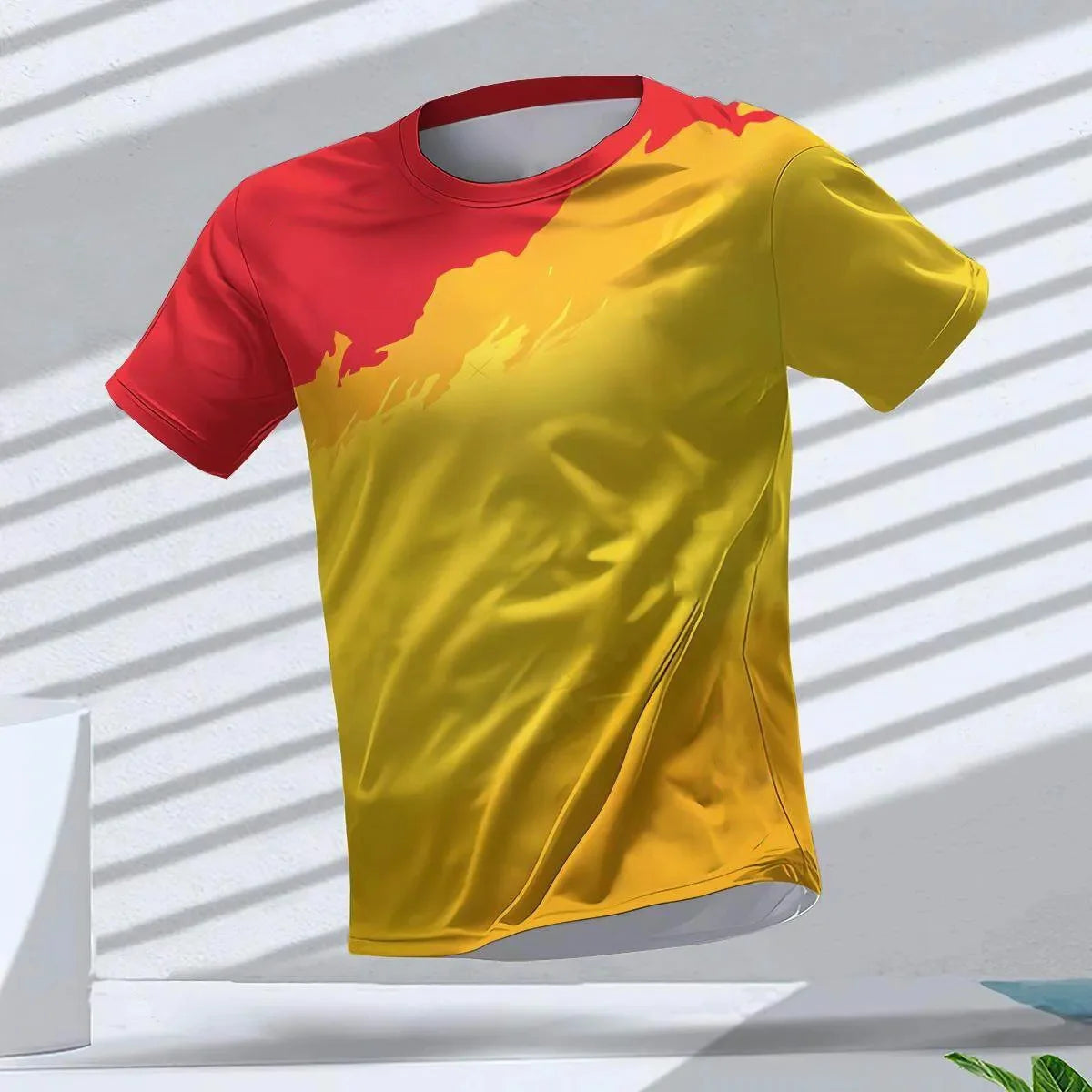 Herren Sport T-Shirt Kurzarm – schnelltrocknend, atmungsaktiv für Gym & Laufen
