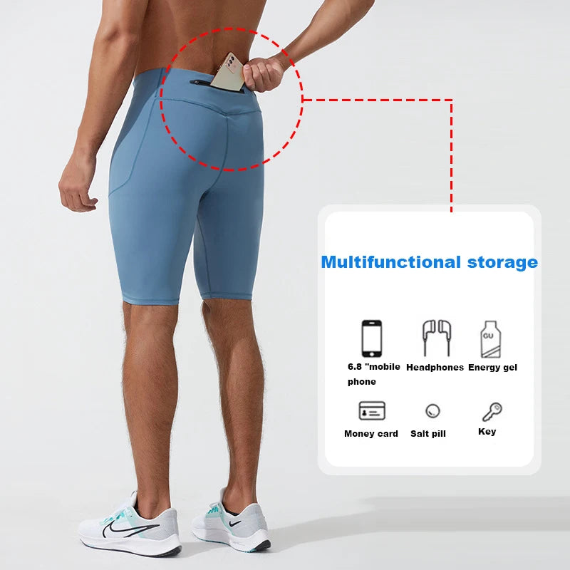 Herren Kompressions-Shorts – Schnelltrocknend, Elastisch & Figurformend | Gym & Running