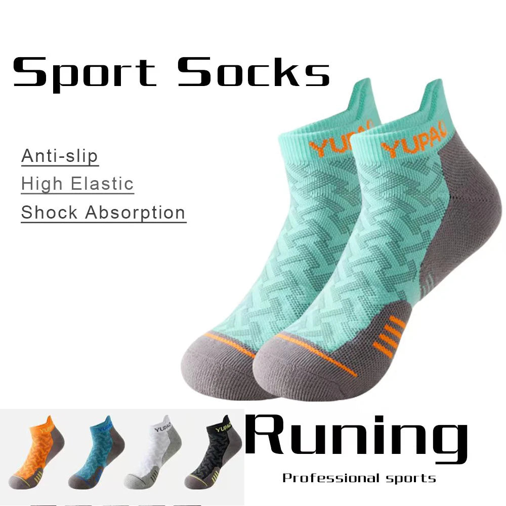 Marathon Laufsocken – Gepolstert, Knöchelhoch, schnelltrocknend | 1 oder 3 Paar | Unisex | EUR 38–44