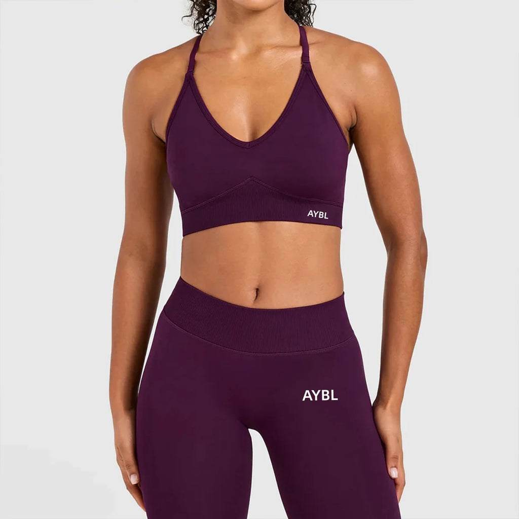 Nahtloses Yoga-Set Damen | Sport-BH oder Shorts, High Elastic
