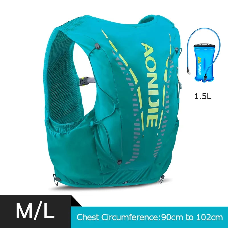 AONIJIE C962 Hydrationsweste 12L – Trailrunning, Wandern & Marathon | Softflask & Trinkblase | Unisex