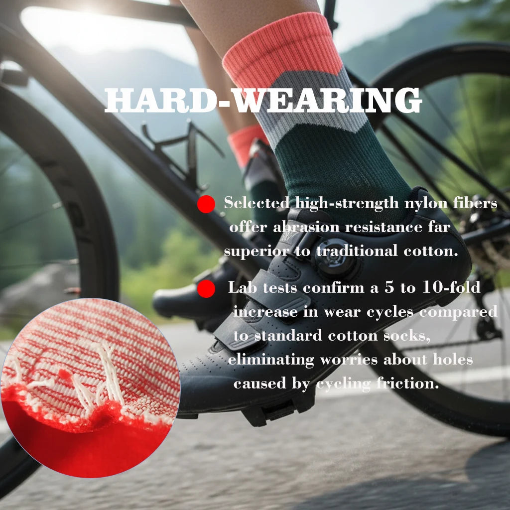 Radsocken Unisex – Kompression, atmungsaktiv | Rennrad, MTB, Outdoor | Herren & Damen