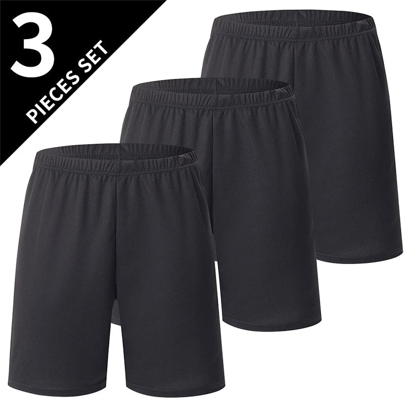 3-teiliges Herren Sportset – Kurzarm, Shorts & Hose | Farbverlauf, schnelltrocknend, UV-Schutz | S–XXL
