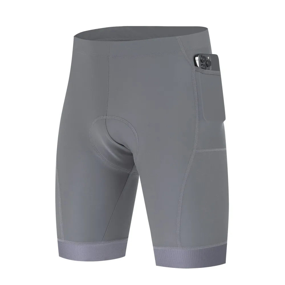 Herren Radshorts mit 3D-Pad – 3 Taschen, Schnelltrocknend, Rennrad & MTB