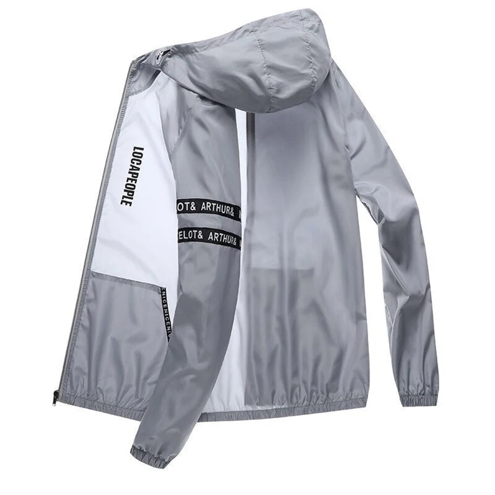 Herren UV-Schutz Jacke – Ultraleicht, wasserdicht & schnelltrocknend