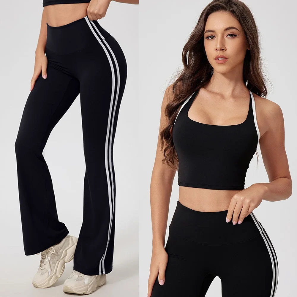 Cloud Hide Damen Yoga-Set – Sport-BH & High-Waist-Leggings | Gym, Pilates & Laufen | S–XL