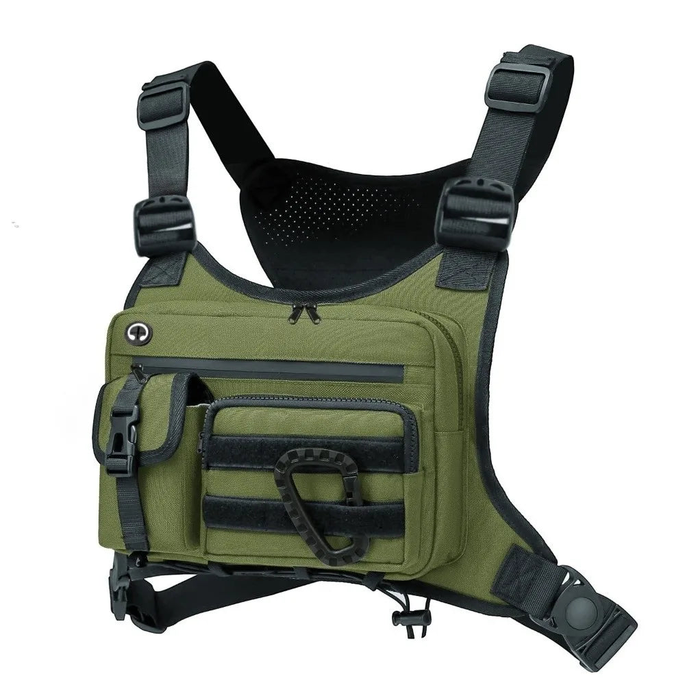 Outdoor Brusttasche – Diebstahlsicher, Wasserdicht & Verstellbar | Hiking, Running & Reisen