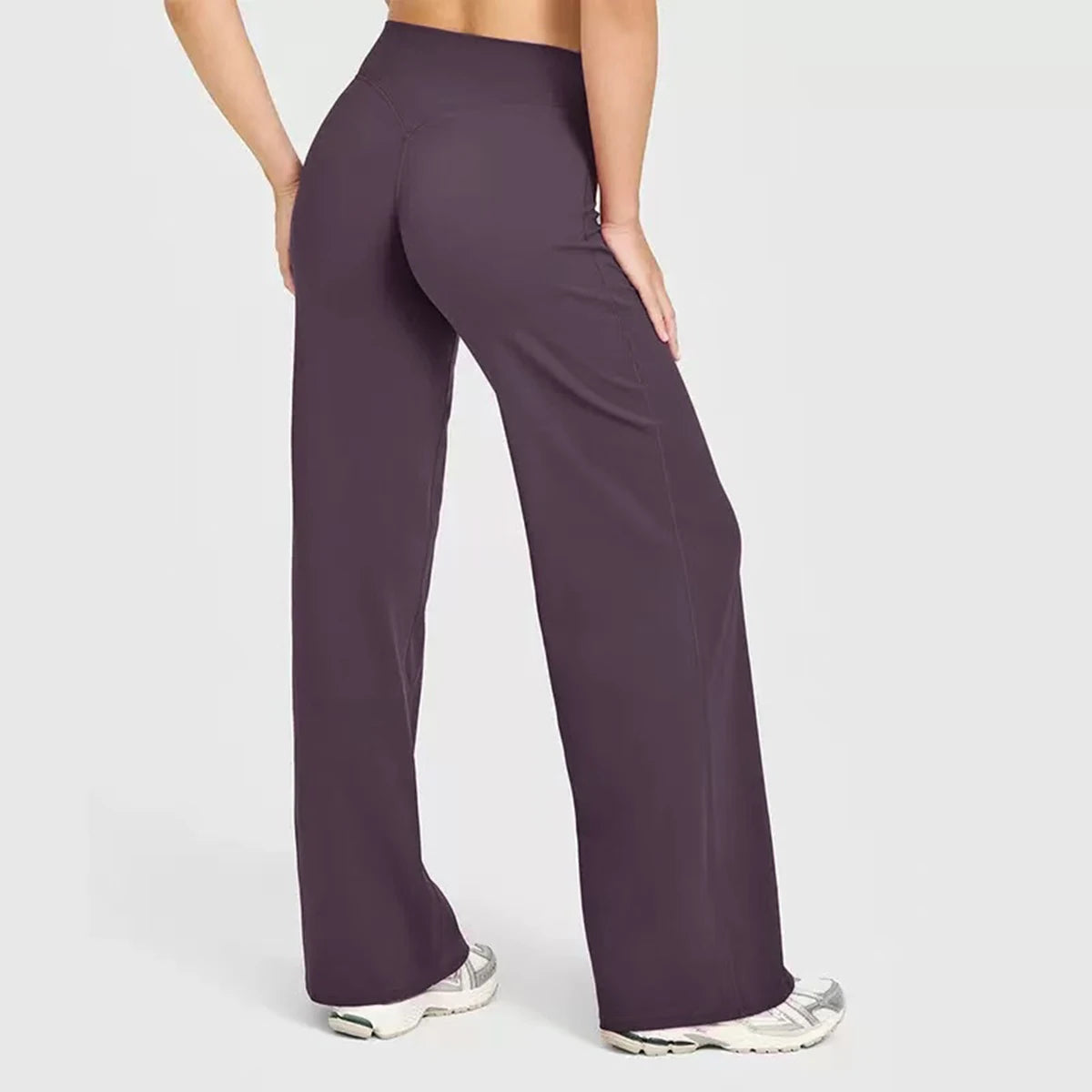 Flared Yoga Leggings Damen – Weitbein, atmungsaktiv, nahtlos