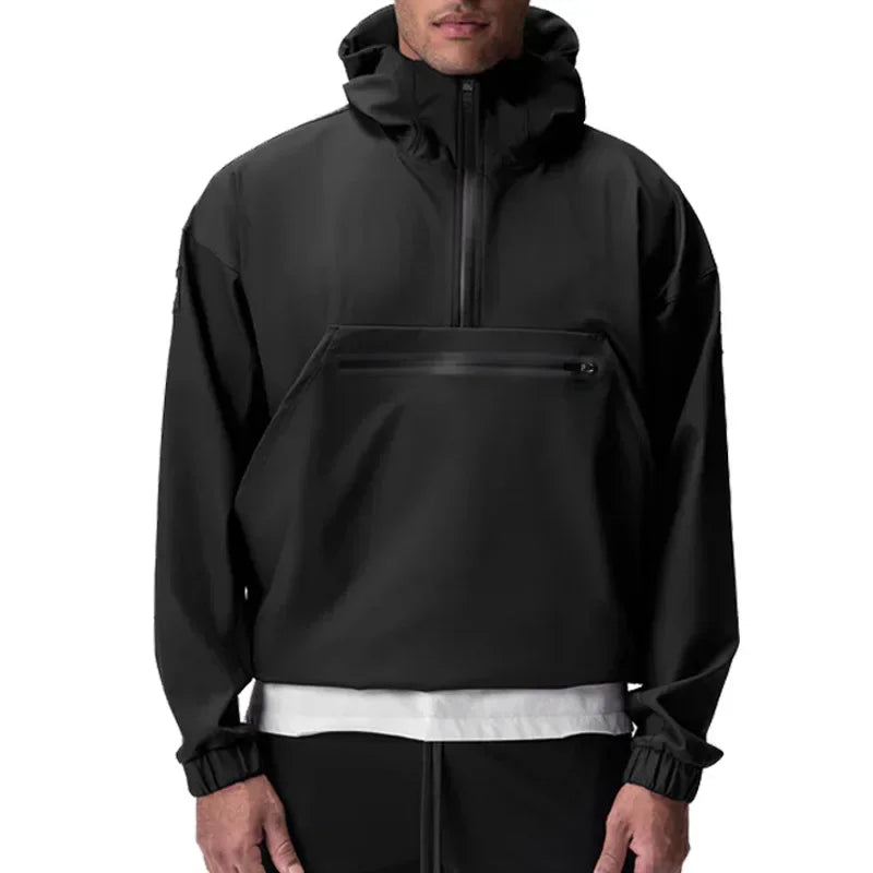 Herren Sport-Hoodie | Zip-Up, Laufjacke, Frühling/Herbst