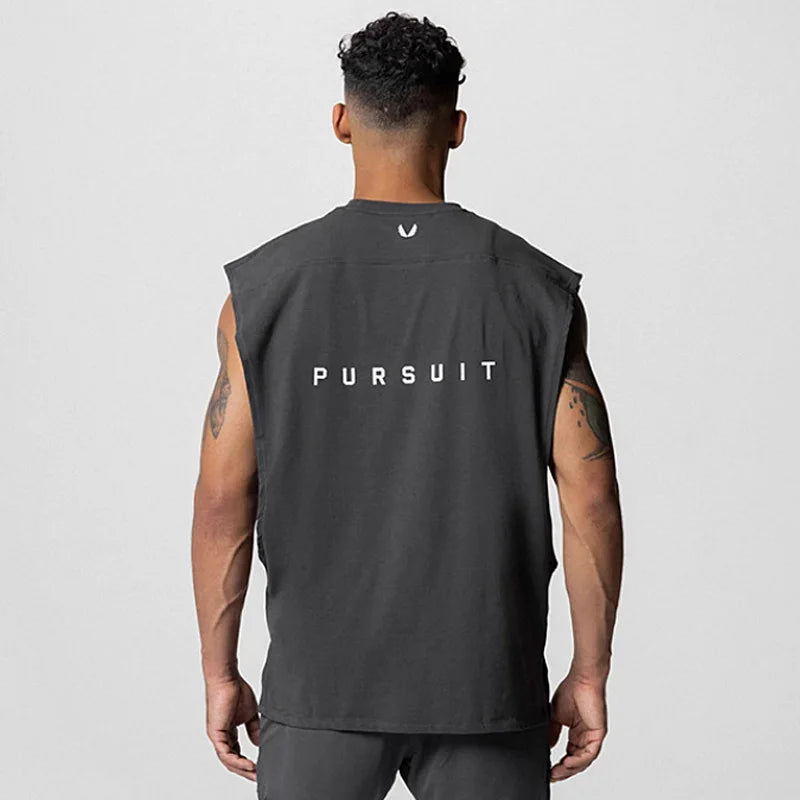Herren Tank Top Gym – Baumwolle, ärmellos, bedruckt | Bodybuilding, Fitness & Sommer | M–XXXL