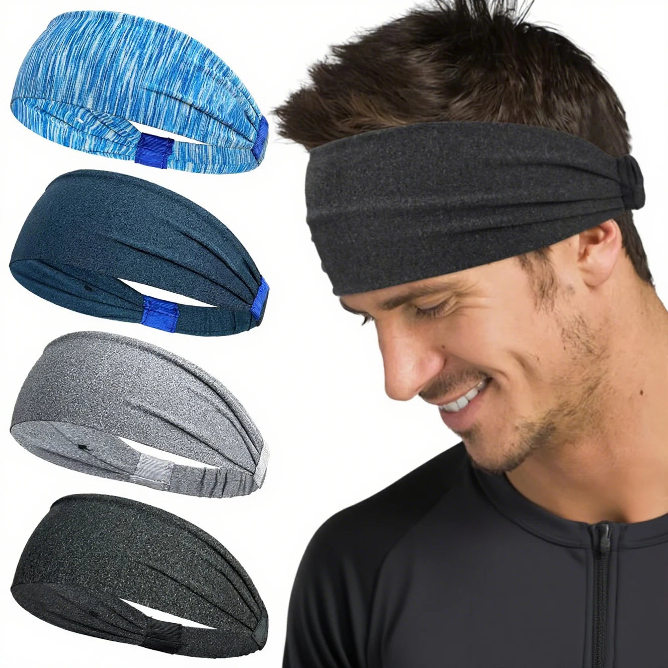 LaufWerk Headband Pro – Wasserdichtes Sport-Stirnband für Laufband & Outdoor