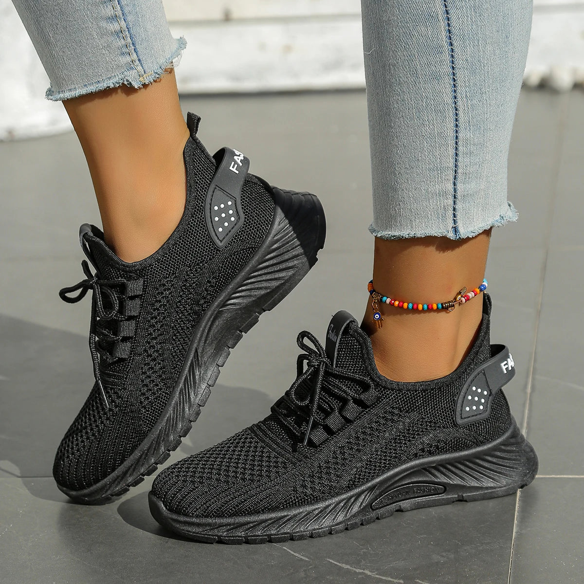 Damen Sneaker Flyknit – leicht, casual, trendy