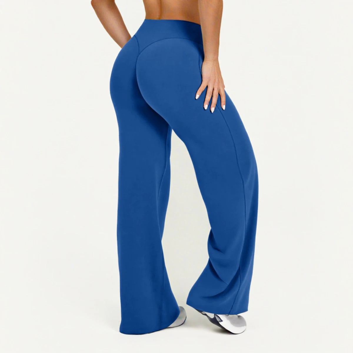 Flared Yoga Leggings Damen – Weitbein, atmungsaktiv, nahtlos