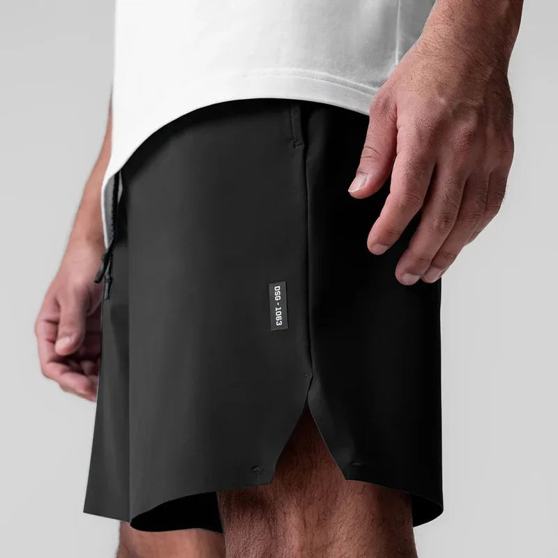 Herren Sport-Shorts – Schnelltrocknend, Reißverschlusstaschen, Gym & Basketball