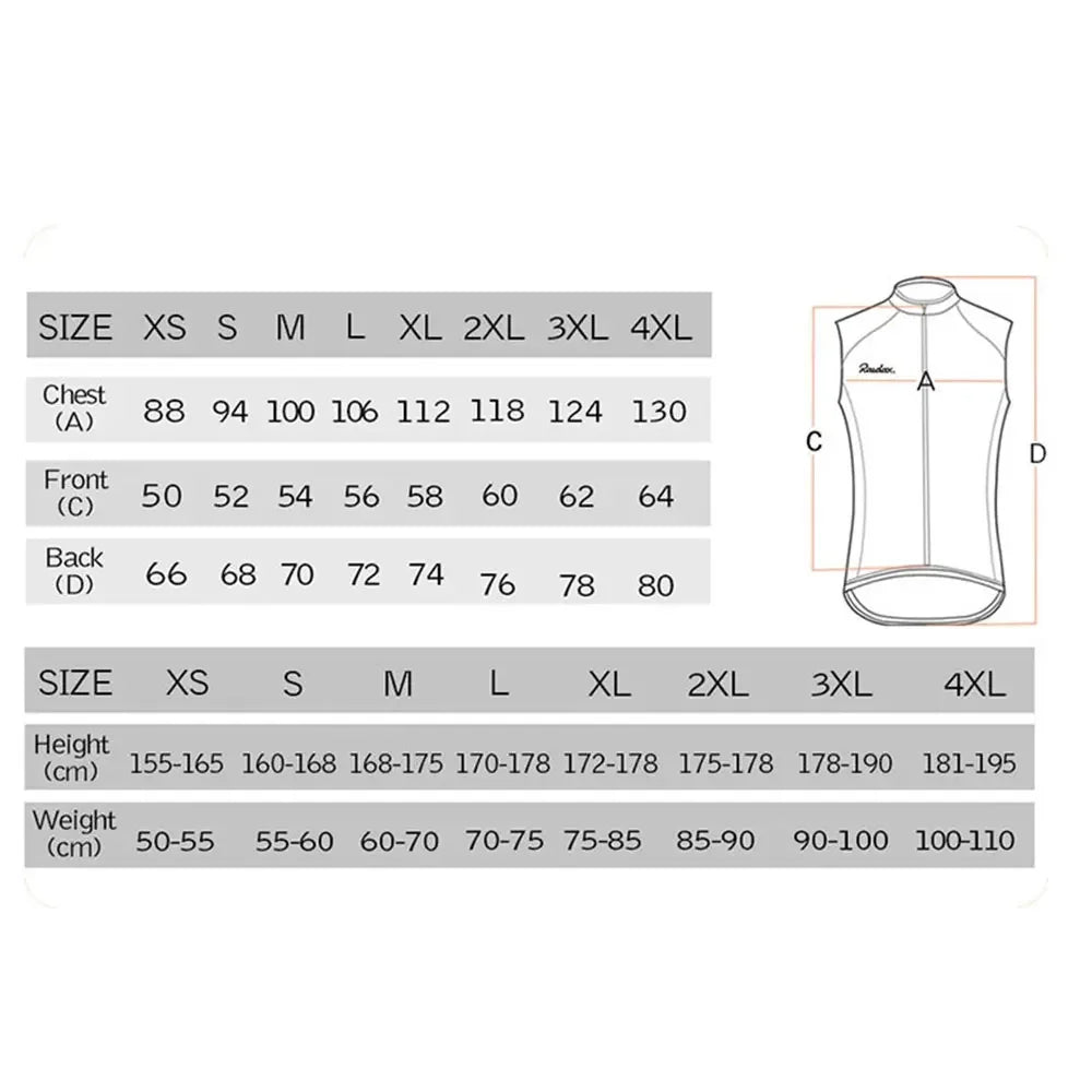 Winter Thermo-Fleece Radsport-Weste – Ärmellos | Warm & Windabweisend | MTB & Rennrad