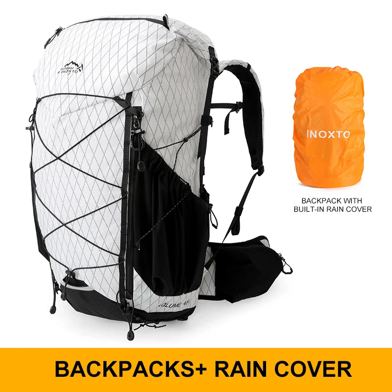 45L Trekkingrucksack mit Regencover – mit oder ohne 3L Wasserbehälter