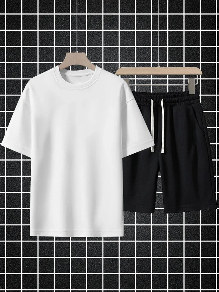 Streetwear Sommer-Set – T-Shirt & Shorts | Unisex Loungewear