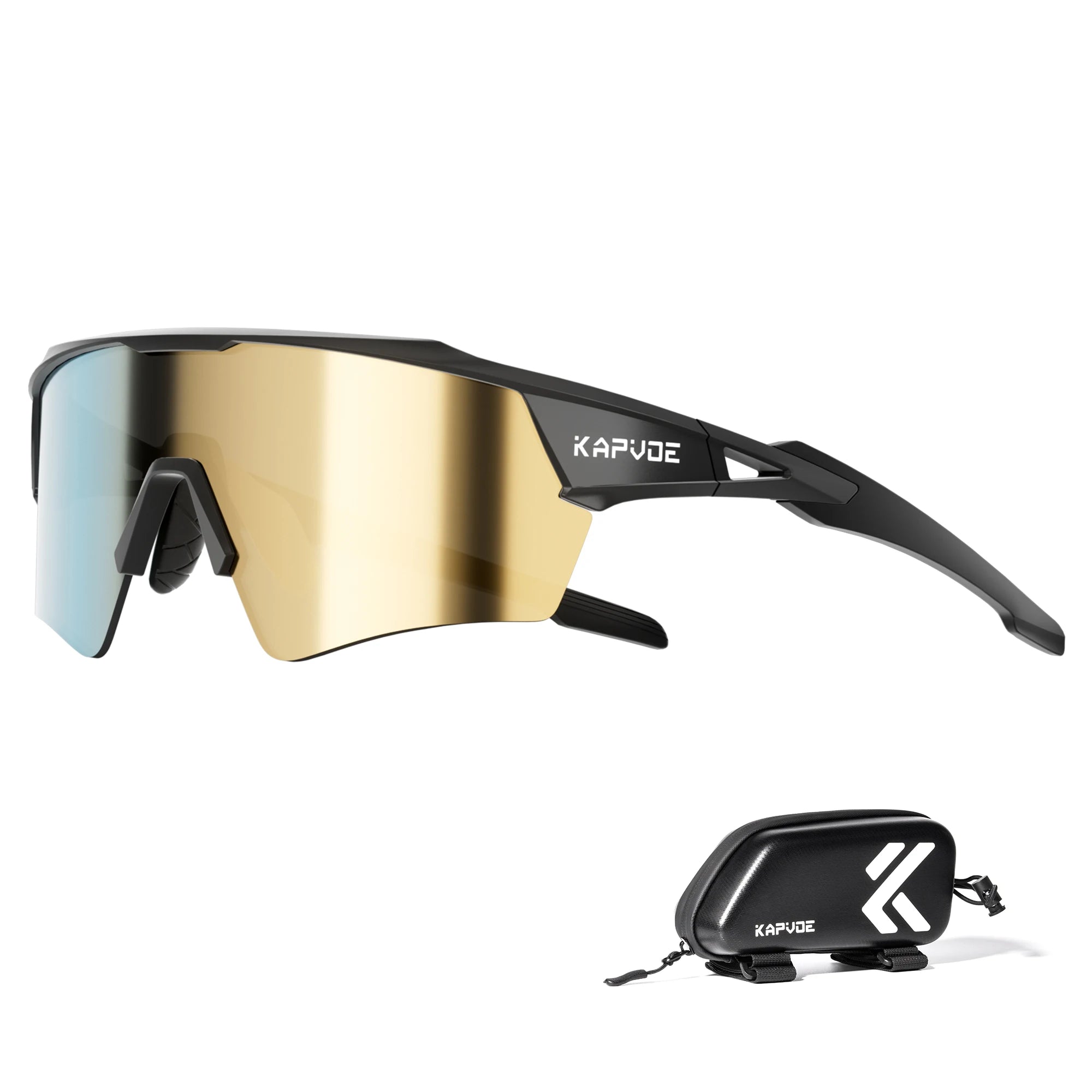 Kapvoe Photochromic Cycling Sunglasses for Men & Women – UV400 MTB Road Bike Eyewear, CE Certified