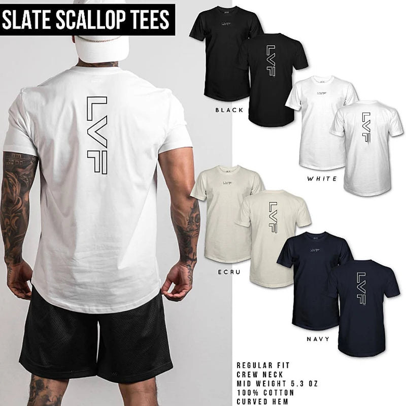 Herren Sport T-Shirt – Baumwolle, Kurzarm für Gym, Fitness & Outdoor