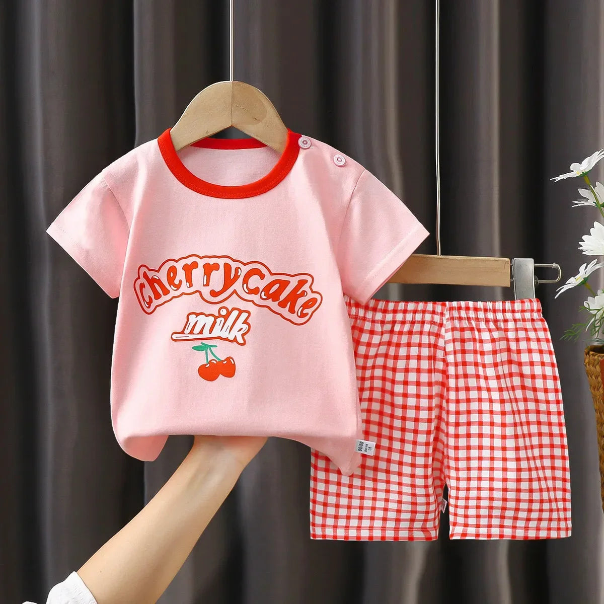Kinder Sommer-Set – T-Shirt & Shorts | 100% Baumwolle, Atmungsaktiv & Hautfreundlich