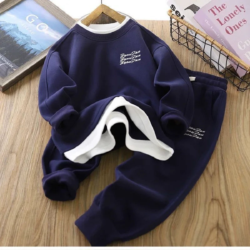 Jungen 2-teiliges Sweatshirt-Set