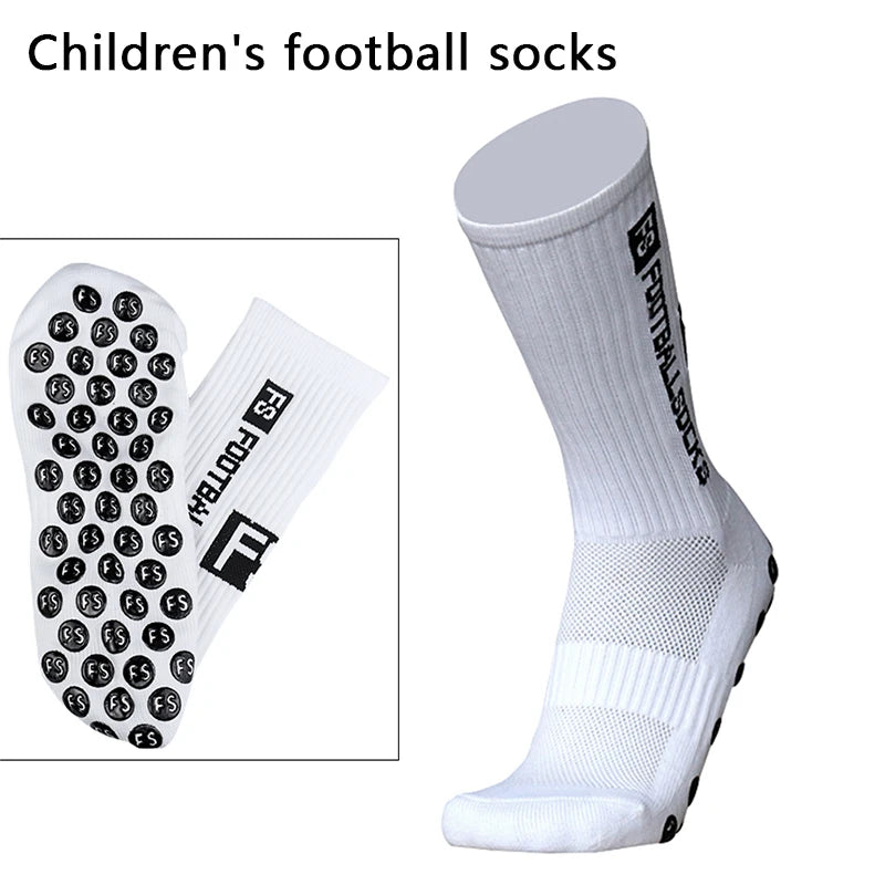 5er-Pack Kinder & Jugendliche Fußballsocken – Atmungsaktiv, Rutschfest, Gr. 34–39