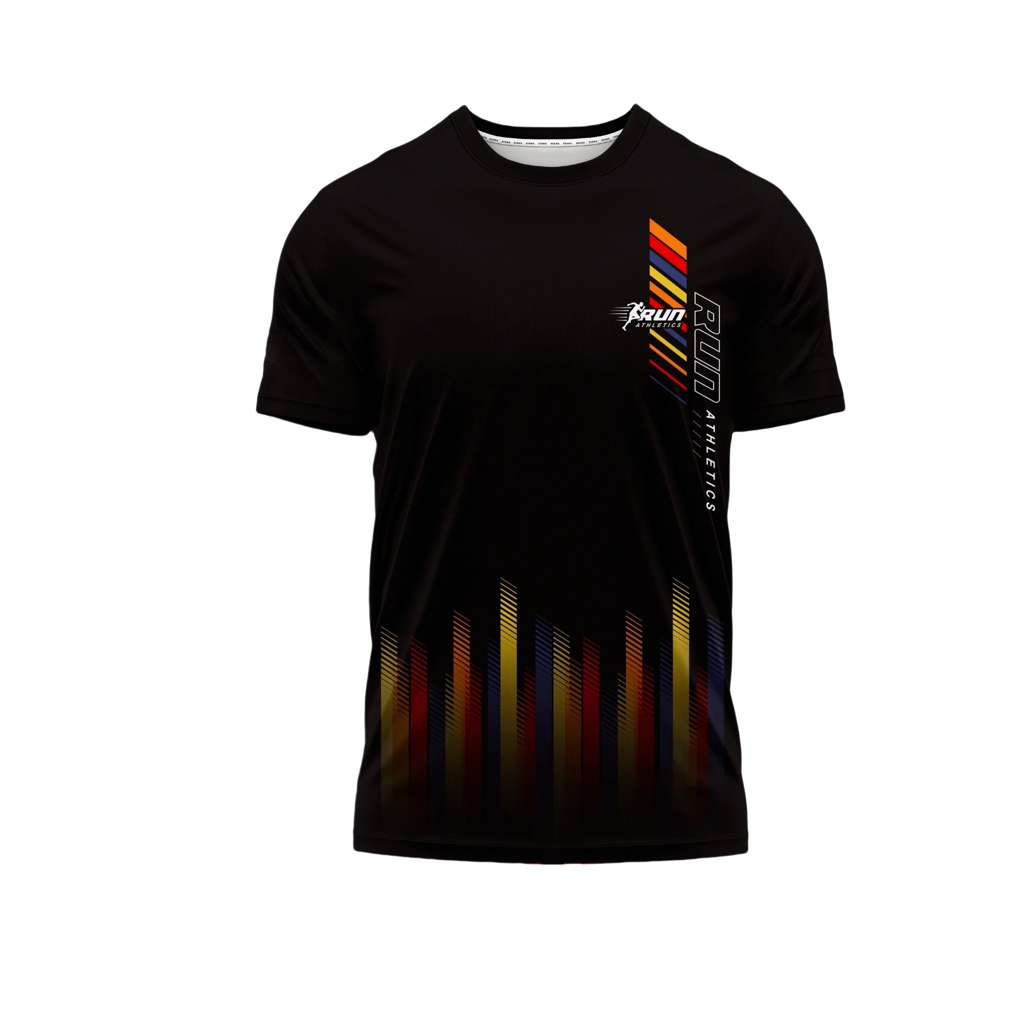 Herren 3D-Print Lauf-T-Shirt – Atmungsaktives Schnelltrocknend Gym Top
