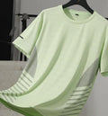 Herren Lauf-T-Shirt – Ice Silk, Kurzarm, Reflektierend | Schnelltrocknend, Atmungsaktiv, Fitness & Sport | M–5XL