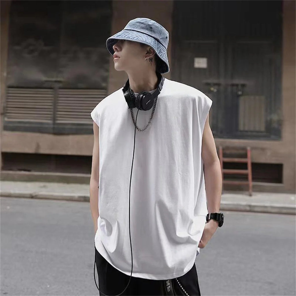 Herren Tank Top – Einfarbiges Rundhals-Sporttrikot, atmungsaktiv & schweißableitend, ideal für Sommer & Sport