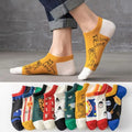 Ankle Socks 10er-Pack – Bunte Cartoon-Motive, Unisex