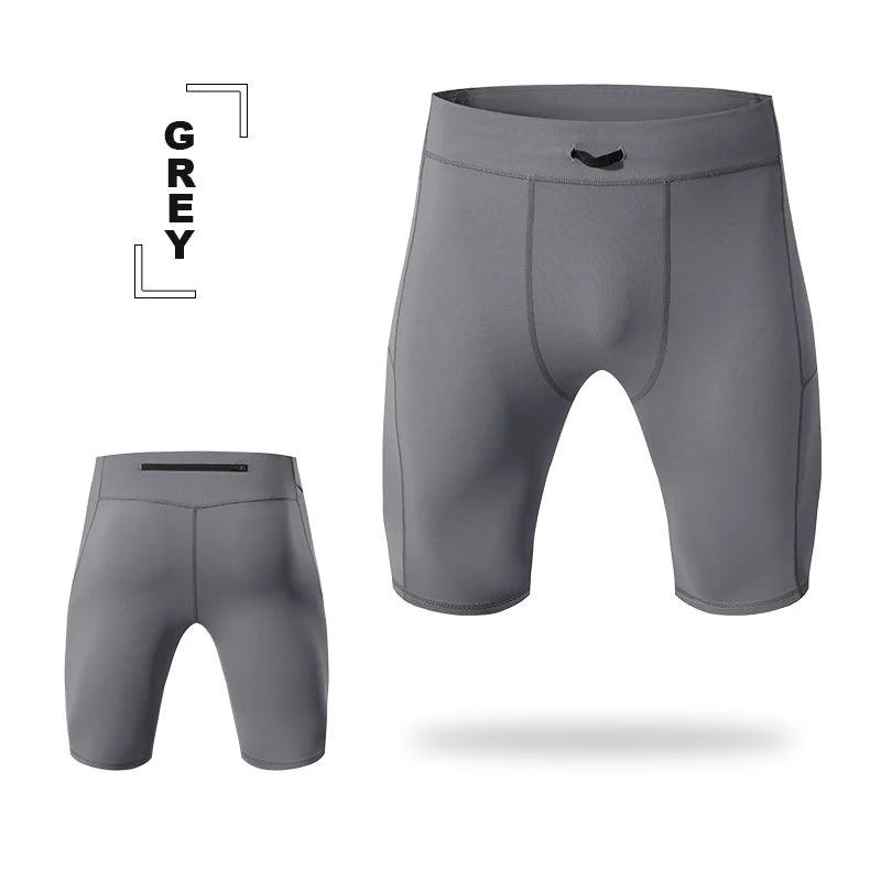 Herren Kompressions-Shorts – Schnelltrocknend, Elastisch & Figurformend | Gym & Running