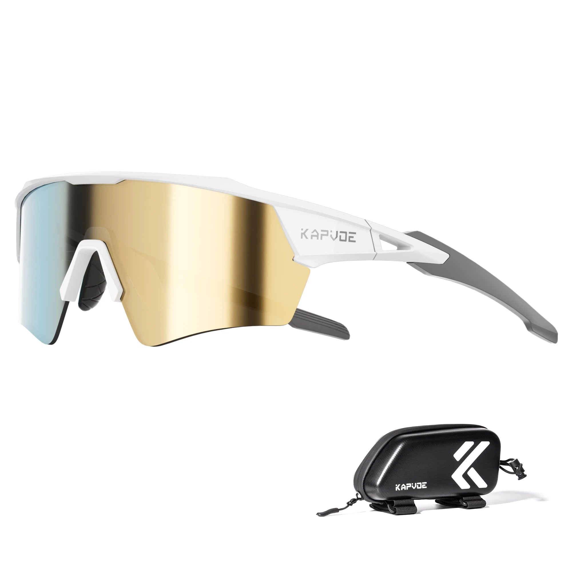 Kapvoe Photochromic Cycling Sunglasses for Men & Women – UV400 MTB Road Bike Eyewear, CE Certified