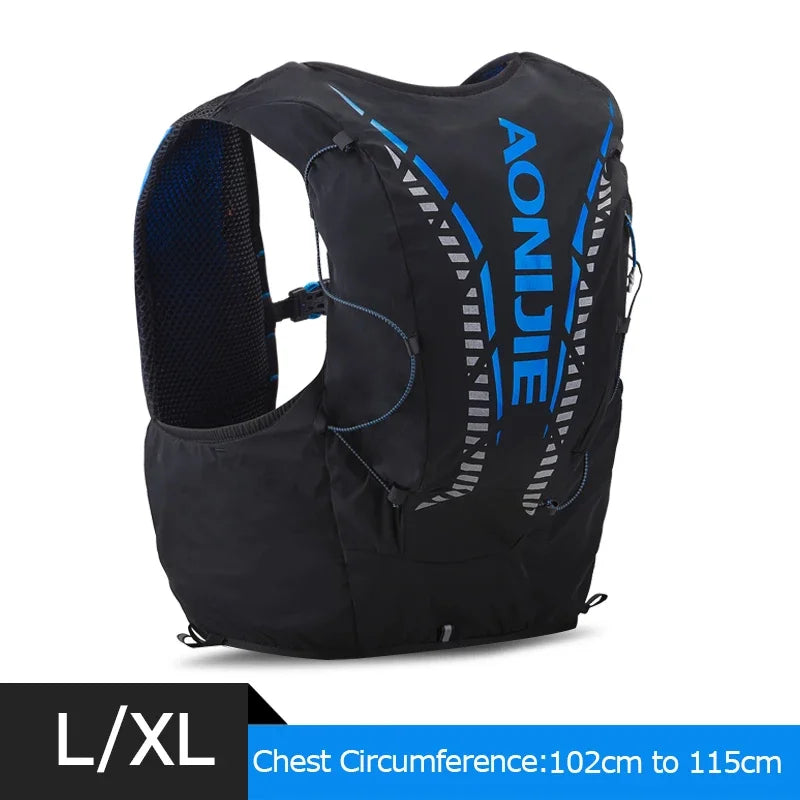AONIJIE C962 Hydrationsweste 12L – Trailrunning, Wandern & Marathon | Softflask & Trinkblase | Unisex