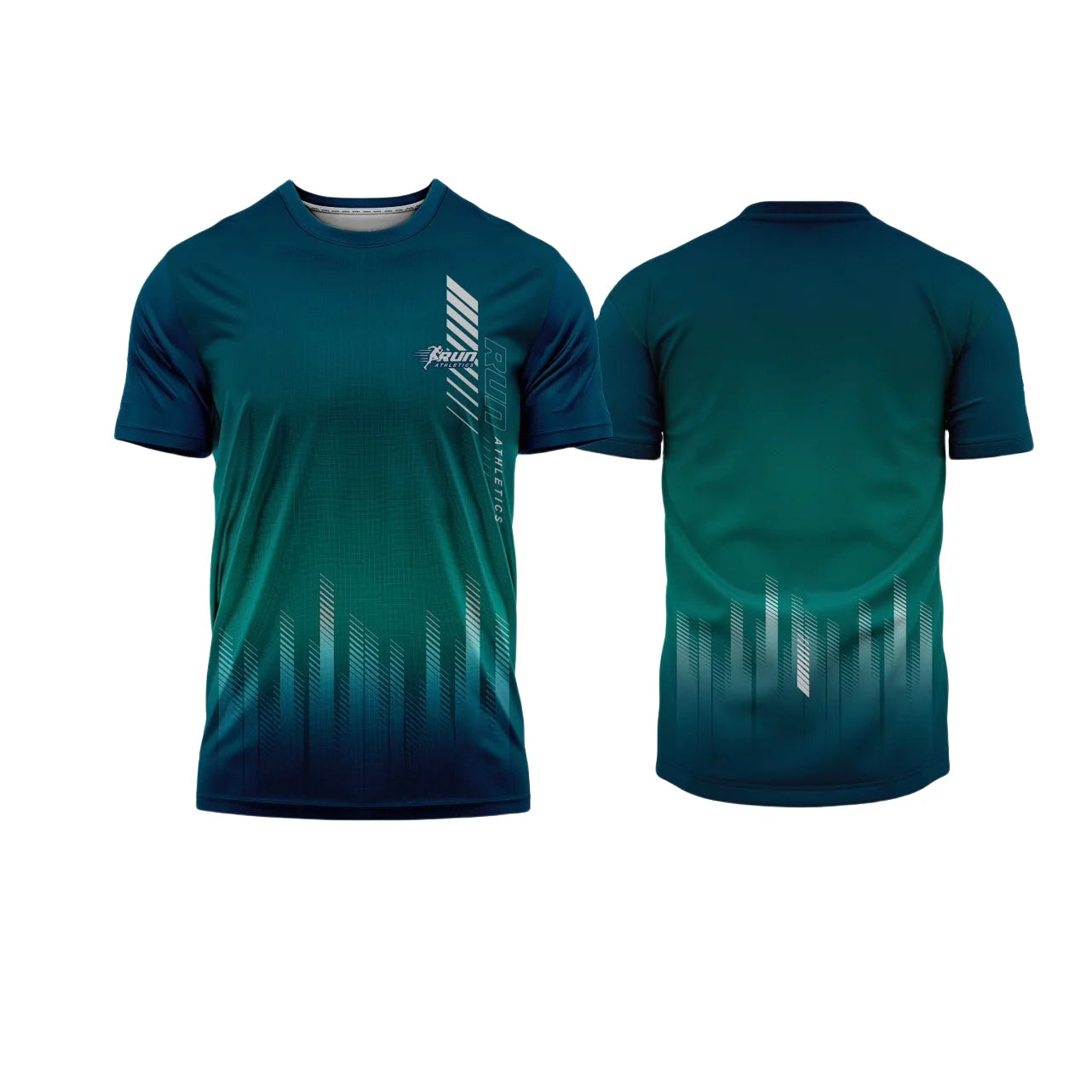 Herren 3D-Print Lauf-T-Shirt – Atmungsaktives Schnelltrocknend Gym Top
