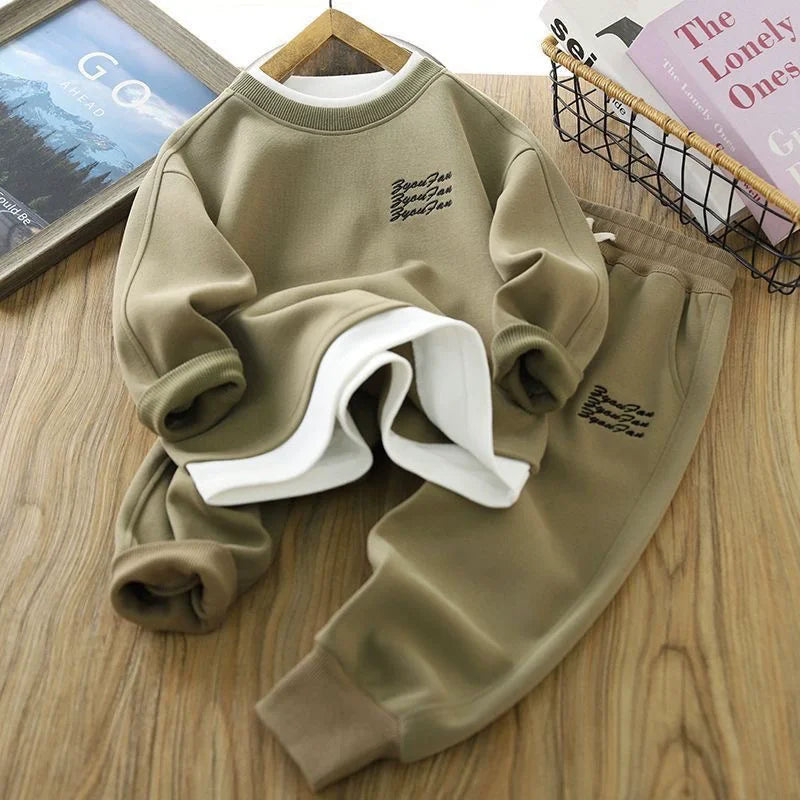 Jungen 2-teiliges Sweatshirt-Set