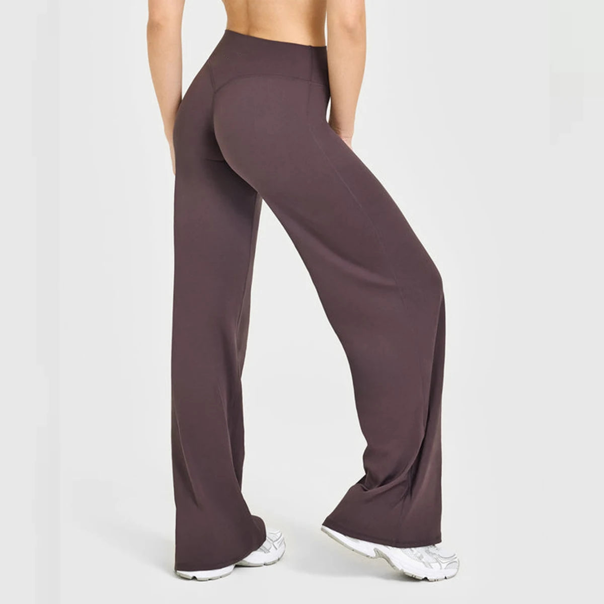 Flared Yoga Leggings Damen – Weitbein, atmungsaktiv, nahtlos