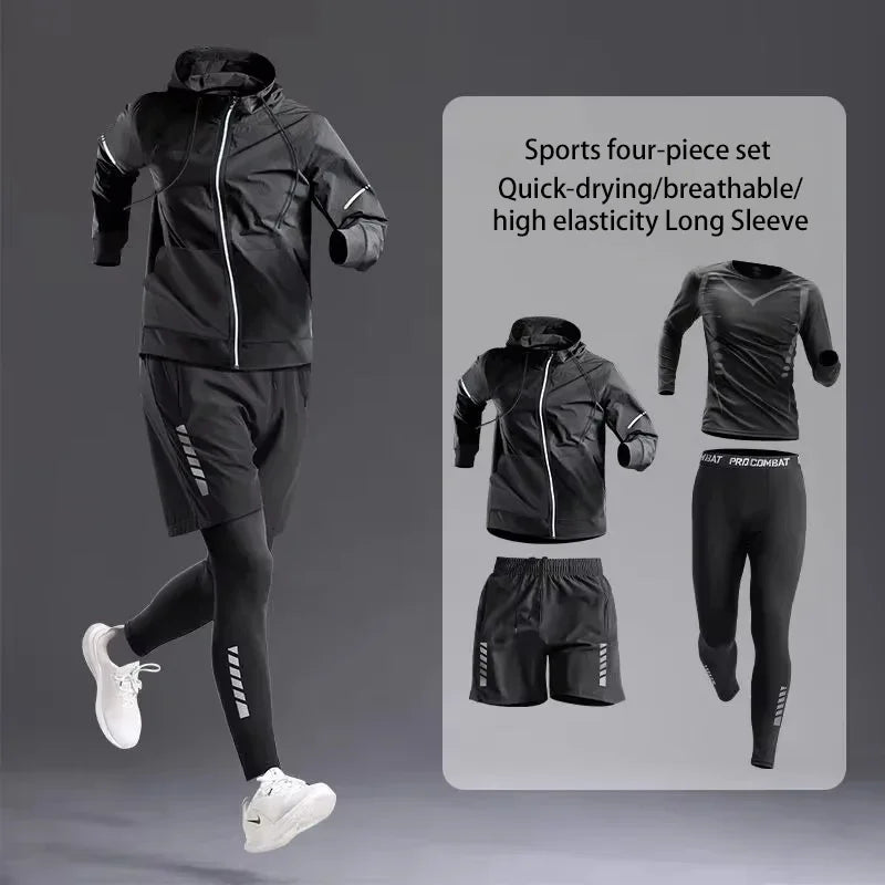 Herren Sportswear Set – Trainingsanzug für Running, Cycling & Fitness